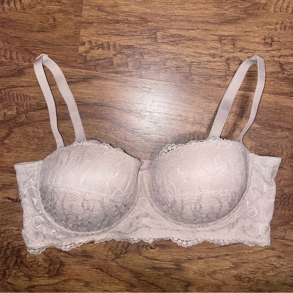Leonisa Convertible Balconette Lace Push Up Bra! NWOT! 38C Bra